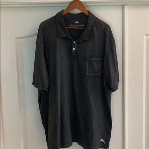 Tommy Bahama pull over polo shirt 3 buttons